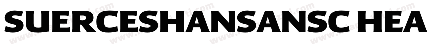 SUERCESHANSANSC HEAVY字体转换
